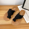thumbnail image 4 of Chanclas de verano para mujer, zapatillas de tacón plano, sandalias, chanclas informales, zapatos de mujer Wmkox8yii  ytu5248, 4 of 8