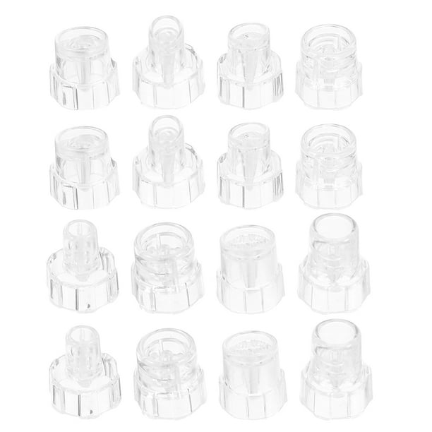 16 cabezales de repuesto para máquina de hidrodermoabrasión facial, accesorios de belleza para limpieza profunda de poros, eliminación de puntos negros y purificación de la piel.