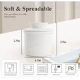 thumbnail image 3 of UYGDUY-Butter Crock for Counter with Water, French Butter Keeper for Spreadable Butter Ceramic Butter Dish with Lid for Countertop, Butter Container Holder, Home Kitchen Decor (White, M), 3 of 4