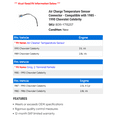 thumbnail image 2 of Air Charge Temperature Sensor Connector - Compatible with 1985 - 1990 Chevy Celebrity 1986 1987 1988 1989, 2 of 2