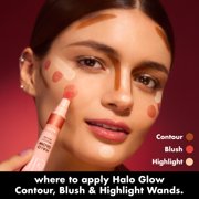 e.l.f. Halo Glow Blush Beauty Wand, Rosé You Slay, 0.33 fl oz