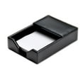 thumbnail image 1 of Dacasso Black Bonded Leather Memo Holder, 4-Inch by 6-Inch, 1 of 1