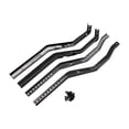 thumbnail image 4 of 4 piezas de rieles de chasis de coche RC 1/10, piezas de repuesto profesionales, fáciles de instalar Negro, 4 of 9