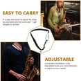 thumbnail image 3 of Adjustable Saxophone Strap Sax Neck Strap Music Instrument Strap for Adults Children, 3 of 8
