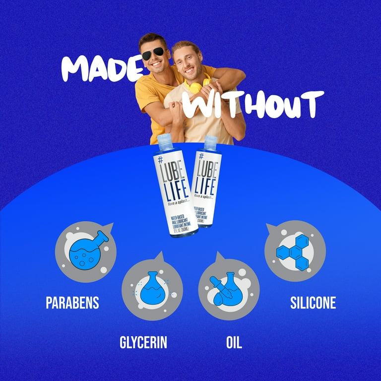 Lube Life, Water-Based Anal Lube, 32 fl oz, Toy Friendly, Latex &  Polyisoprene Compatible - Walmart.com