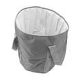 thumbnail image 2 of Cubo plegable para pies de poliéster de doble capa, para acampar, con bolsa de almacenamiento para exteriores, color gris, 2 of 14