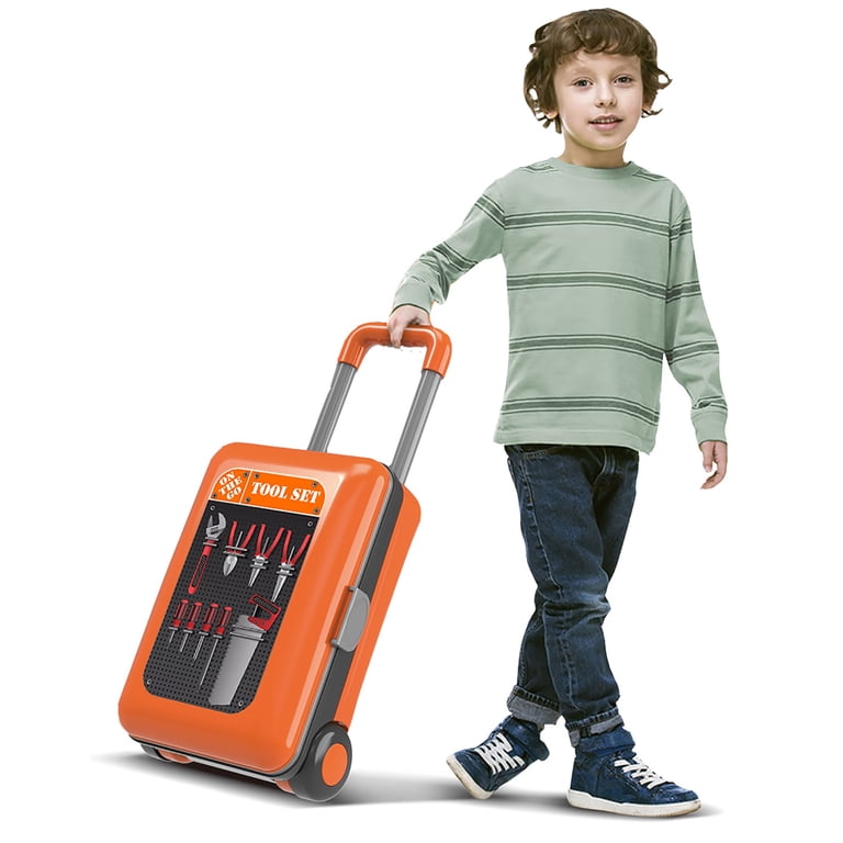 Kid Galaxy On the Go Carry On Suitcase & Pretend Play Tool Set