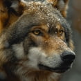 thumbnail image 6 of WYYP The Hungry Appearance of the Wolf Searching for Food, the Fierce Hunter Round Tablecloth Washable for Home Kitchen Outdoor Decoration 100% Polyester Fiber Outdoor Fitted White, 6 of 8