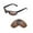 Brown, variant on Walleva Black Polarized Replacement Lenses for Ray-Ban RB4115 Sunglasses