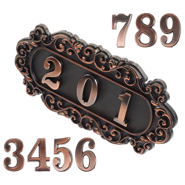 Houderco 1Jgo De Para Puerta Estilo Europeo En Color Marrón Oscuro Elegante Y Duradera