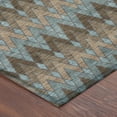 thumbnail image 3 of Addison Rugs Chantille Indoor/Outdoor Transitional Geometric Brown Machine Washable Rectangle Rug, 10' x 14', 3 of 8