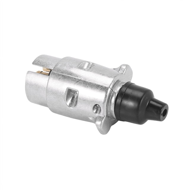 5X 7-Pin Trailer Plug Heavy Duty Round Pin 7-Pole Wiring Connector 12V Towbar Towing Caravan Truck Plug N Type