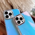 thumbnail image 2 of Compatible with iPhone 12/12 Pro Case for Women Girls,Luxury Shiny Fashion Gradient Glitter Bling Cute Clear Acrylic Plate Shockproof Case for iPhone 12/12 Pro(Laser), 2 of 15