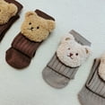 thumbnail image 5 of Cozy Baby Socks Kiddie Winter Socks Knee High Socks Breathable Knitted Cotton Socks Cartoon Bear Children Socks, 5 of 8