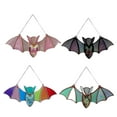 thumbnail image 3 of Shengyu Durable Halloween Bat Decor Hanging - Easy To Install Widely Used Stained Glass Suncatcher Practical D 1Set, 3 of 6