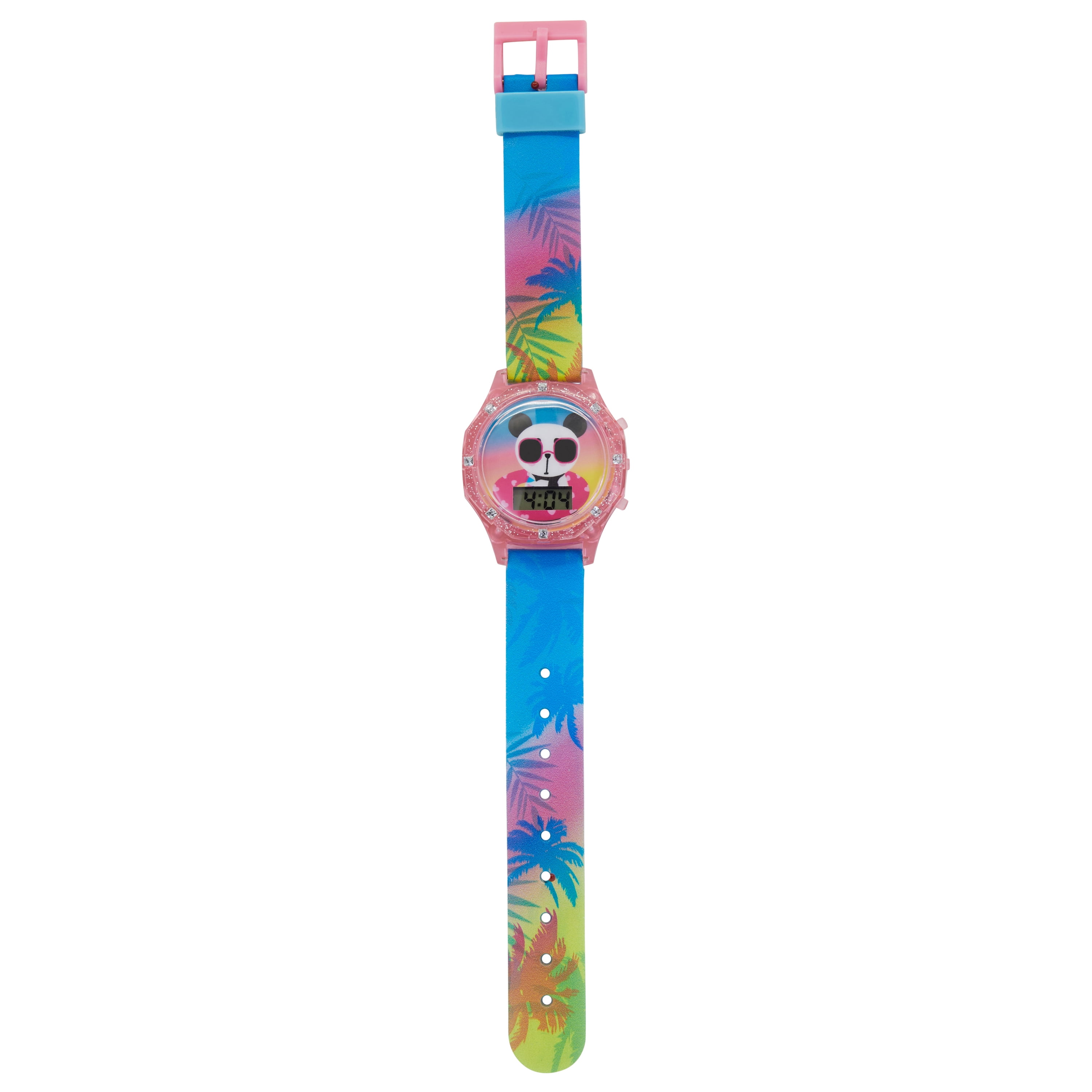 Wondernation 14721M-40-F01 Round Panda LCD Dial Female Kids Watch