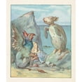 thumbnail image 2 of Sir John Tenniel 20x23 Gold Ornate Framed and Double Matted Museum Art Print Titled - ‘When We Were Little’ the Mock Turtle Went on at Last (1911), 2 of 4