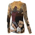 thumbnail image 5 of The Boondocks Women's Sunscreen Shirt Long Sleeve Workout Tops Crewneck Soft Comfy Tees Casual T-Shirt 2XL, 5 of 7