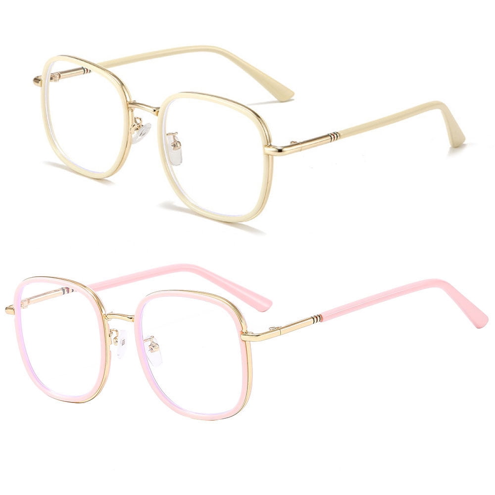 2 Pack Oversized Pink Reading Glasses 2.50 for Women, Ladies  display picture 3