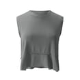 thumbnail image 4 of WULMLEO People Free Inspired Clothes Women's Workout Back Open Tops Dup Es Tank Top Movement Womens Athletic Shirts Gym Gray S, 4 of 7