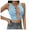 Light blue, variant on Sngxgn Women's Fit Crop Summer Tank Top - Gym Workout Sports Tee(Light blue,S)