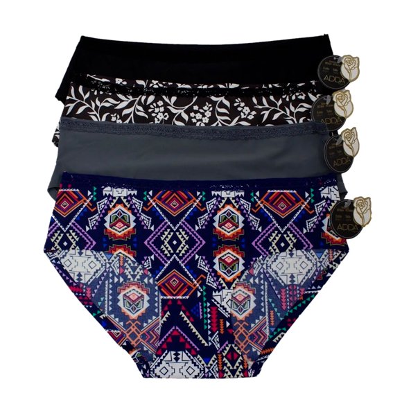Paquete de Pantaletas Adda Lingerie Modelo PF-1017 Lisboa, Corte clásico, Colores surtidos