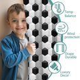 thumbnail image 3 of Blackout Kids Curtains,Black White Soccer Pattern Childrens Insulated Curtains Set Of 2,Bedroom Essentials,Toddler Room Decor 42"x54", 3 of 5