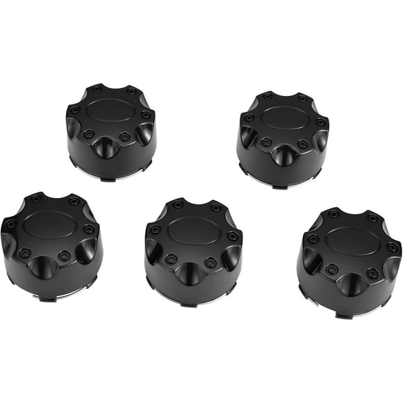 A & UTV PRO Black Tire Wheel Hub Caps Center Covers for Polaris Ranger RZR 800 900 XP 4 Turbo Accessories, Replace #1521509-521