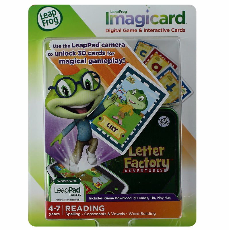 Leap Frog Leapster Letter Factory Game Cartridge 