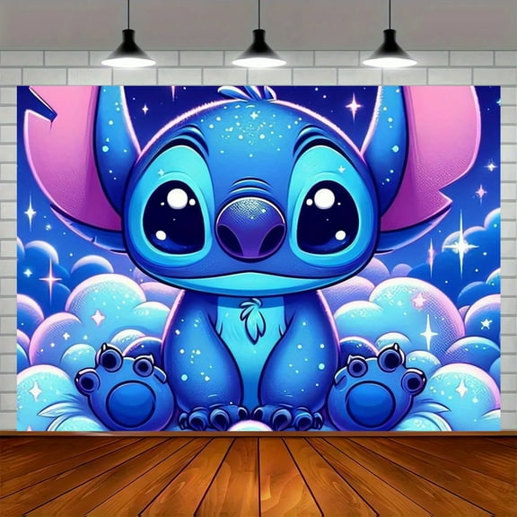 1 piece of sewn polyester background fabric in modern style, suitable for birthdays, winter, New Year, Valentine's Day, Ramadan and Easter celebrations