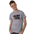 thumbnail image 4 of Glory to God Jesus Christ Faithful Men's Graphic T Shirt Tees Brisco Brands S, 4 of 6
