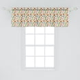 thumbnail image 2 of Ambesonne Robot Window Valance, Boys Cartoon Robot Science, 54" X 18", Multicolor, 2 of 3