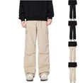 thumbnail image 1 of Styesk Men's Pants Men's Solid Color Pocket Work Pants Straight Leg Pants, 1 of 1