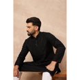 thumbnail image 4 of DWEEP SARA Black Premium Rayon Resham dhaga Sequence Mens Kurta , XS, 4 of 6