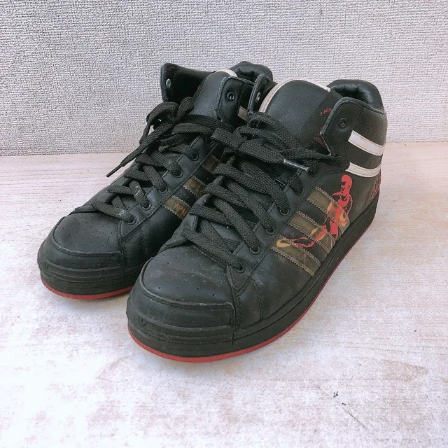 Ad-id-as Kareem Abdul-Jabbar Sneakers 28cm Black Used Retro Sports Shoes no111