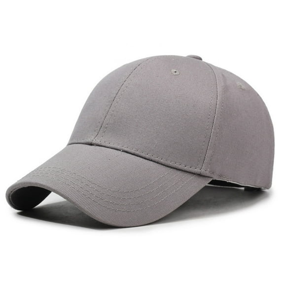 UJNDER Versatile Satin Lined Baseball Cap for Men and Women Adjustable Sport Strapback Hat for Outdoor Activities and Casual Wear Grey