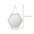 thumbnail image 2 of EIMELI Bathroom Hanging Mirror Decorative Wall Mirror Bathroom Makeup Mirrors, 2 of 6