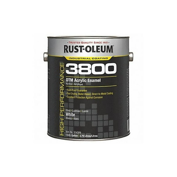 Rust-Oleum Acrylic Enamel Coating,White,1 gal. 314389