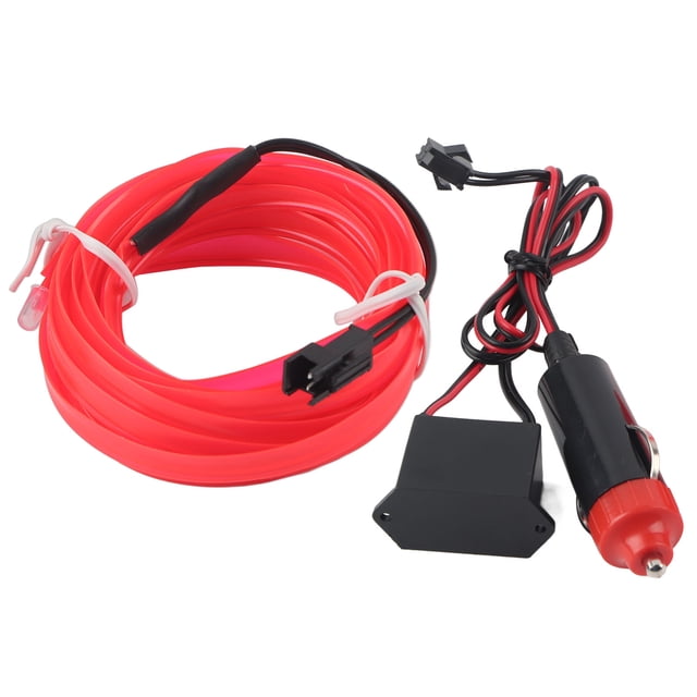 Tira de luz decorativa para coche, tira de luz decorativa para coche, luz fría EL, lámpara decorativa LED automática, durabilidad mejorada