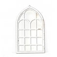 thumbnail image 4 of Espejo de ventana arqueado, decoración de pared, espejo de ventana con marco de madera moderno, decorativo Blanco, 4 of 9