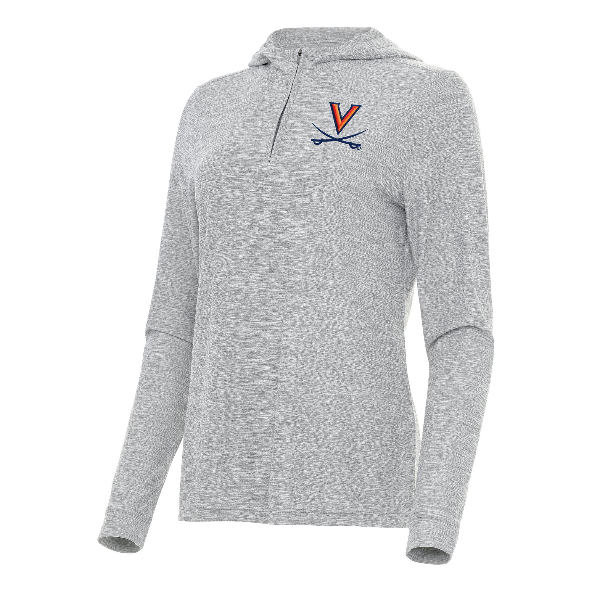 Women's Antigua Heather Gray Maryland Terrapins Daybreak Quarter
