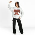 thumbnail image 3 of Women's Gameday Couture  Ash Minnesota Golden Gophers Rally Ready Premium Fleece Camo Sweatshirt, 3 of 5