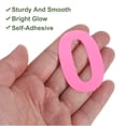 thumbnail image 4 of Uxcell 10 Pcs Calcomanías de Números que Brillan en la Oscuridad, Pegatinas Adhesivas Luminiscentes Rosa, Pegatinas 3D Brillantes para Decoración de Techo en Dormitorios, 4 of 7
