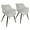 Multi-color, variant on LumiSource Black Metal, Light Grey Wrangler Chair - Set of 2