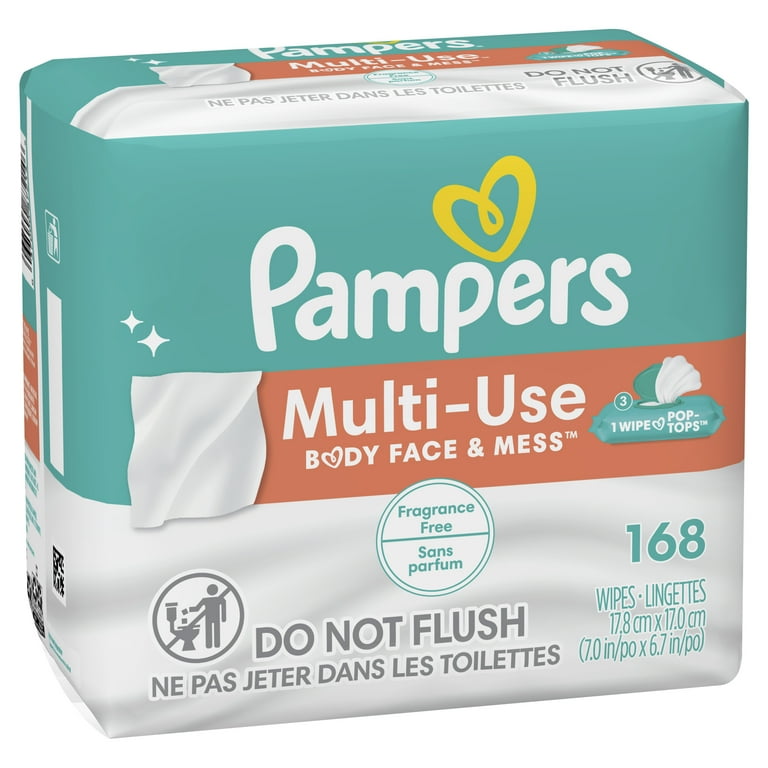 Pampers Baby Wipes Sensitive Perfume Free 3X Pop