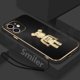 thumbnail image 2 of Funda De Borde Recto Galvanizado Para iPhone 11 11 Pro Max Con Soporte De Oso Y Cordón De Silicona, 2 of 4