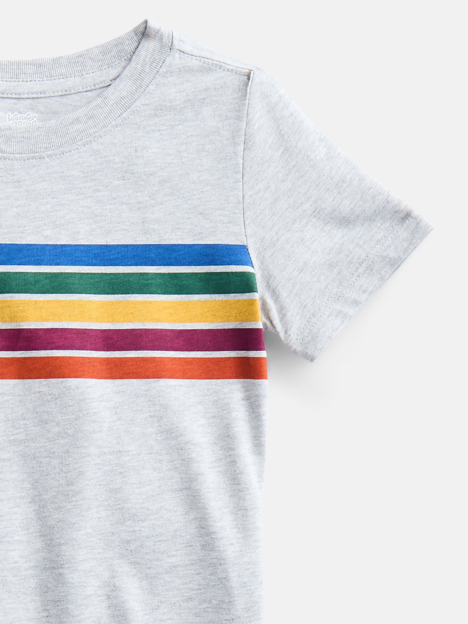Wonder Nation Toddler Boys Graphic Tee with Short Sleeves, Sizes 18M-5T