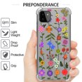 thumbnail image 2 of CoverON Phone Design For Boost Celero 5G Case, Clear Flexible Soft Rubber Slim TPU Cover, Flower Garden, 2 of 7