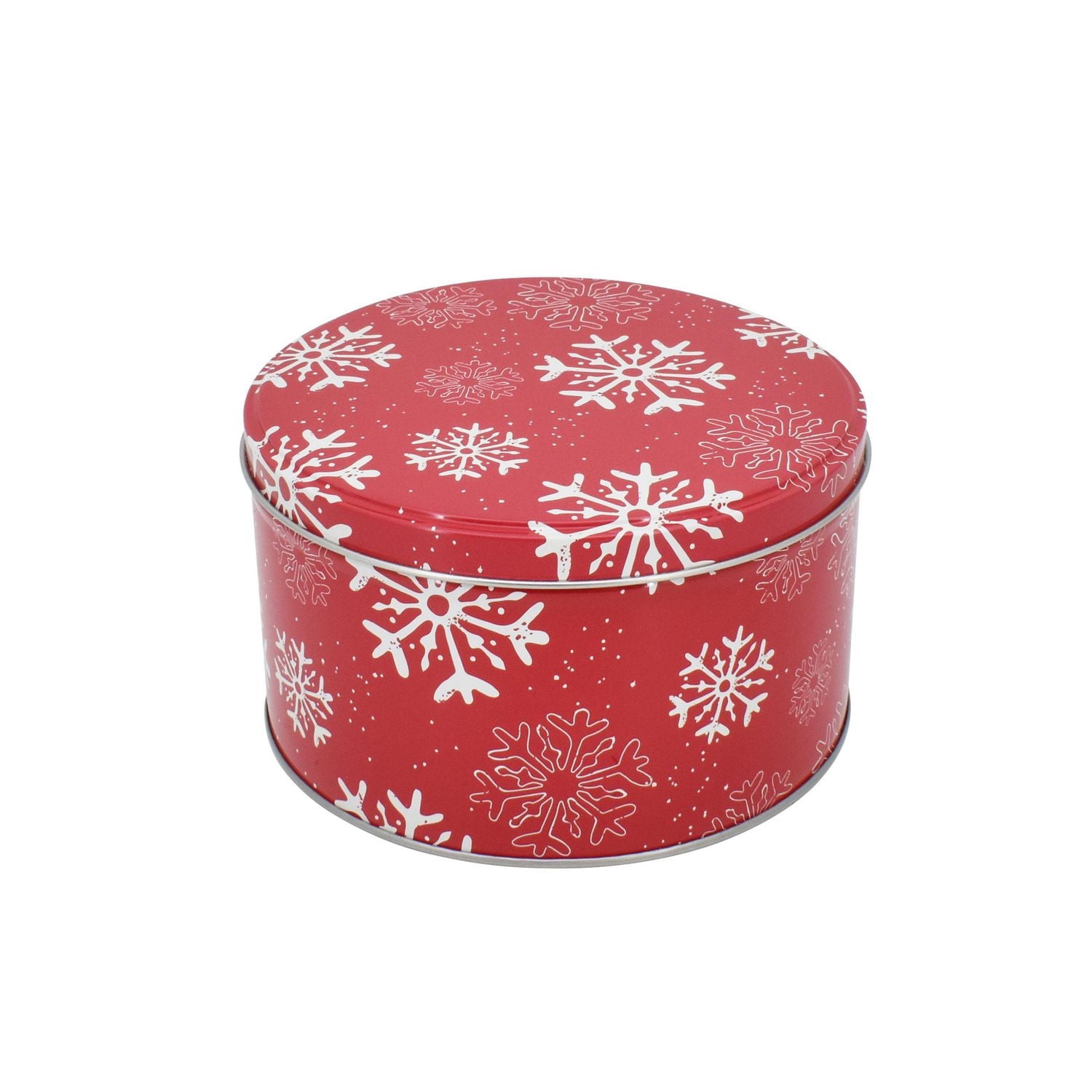 HOLIDAY TIME ROUND TIN SMALL