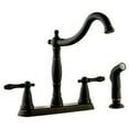 thumbnail image 1 of Design House 523233 Oakmont 2-Handle Kitchen Faucet with Side Sprayer, 1 of 1